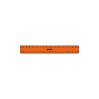 Spoko liniaal 20 cm met afgeschuinde rand, kleurenmix – afbeelding 4