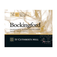 St Cuthberts Mill Bockingford aquarelblok Rough 300 g/m², 12 vel