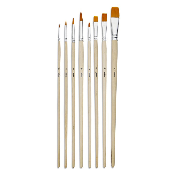 Pébéo penselenset voor acryl- en olieverf, 8 stuks – afbeelding 2