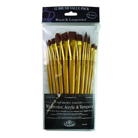 Royal & Langnickel penselenset, 12 stuks