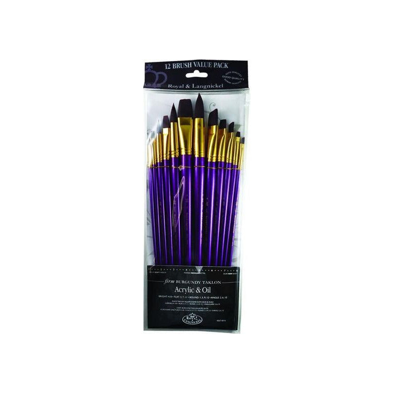 Penselenset Royal & Langnickel, 12 ronde penselen