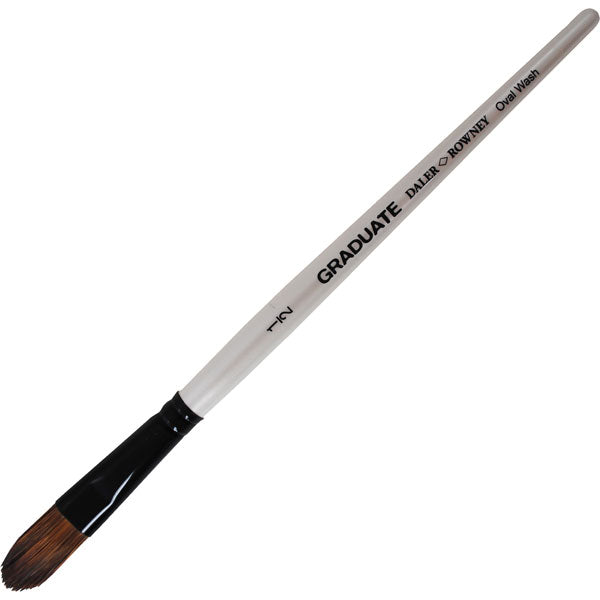 Ovaal penseel Daler-Rowney van pony- en synthetisch haar – afbeelding 2