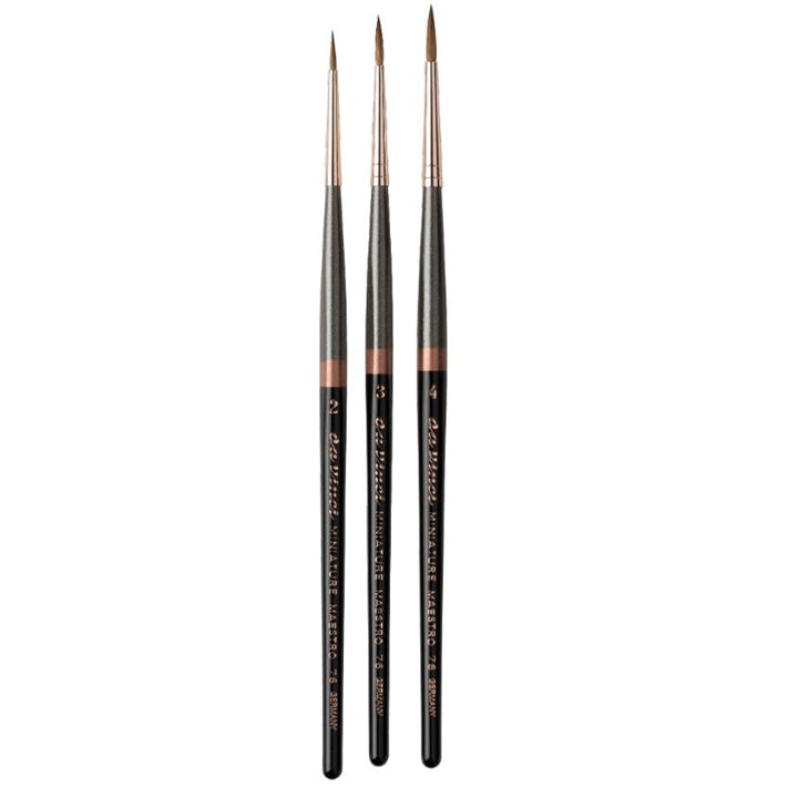 Miniatuurpenseel da Vinci Miniature Maestro 76, rond