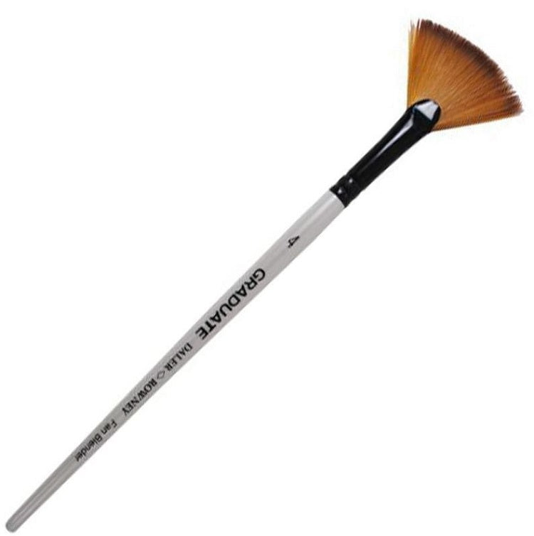 Waaierpenseel Daler-Rowney Graduate nr. 4, korte steel