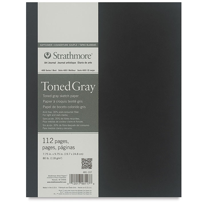 Strathmore Gray Toned Paper Art Journal, Softcover | Various sizes — image 3