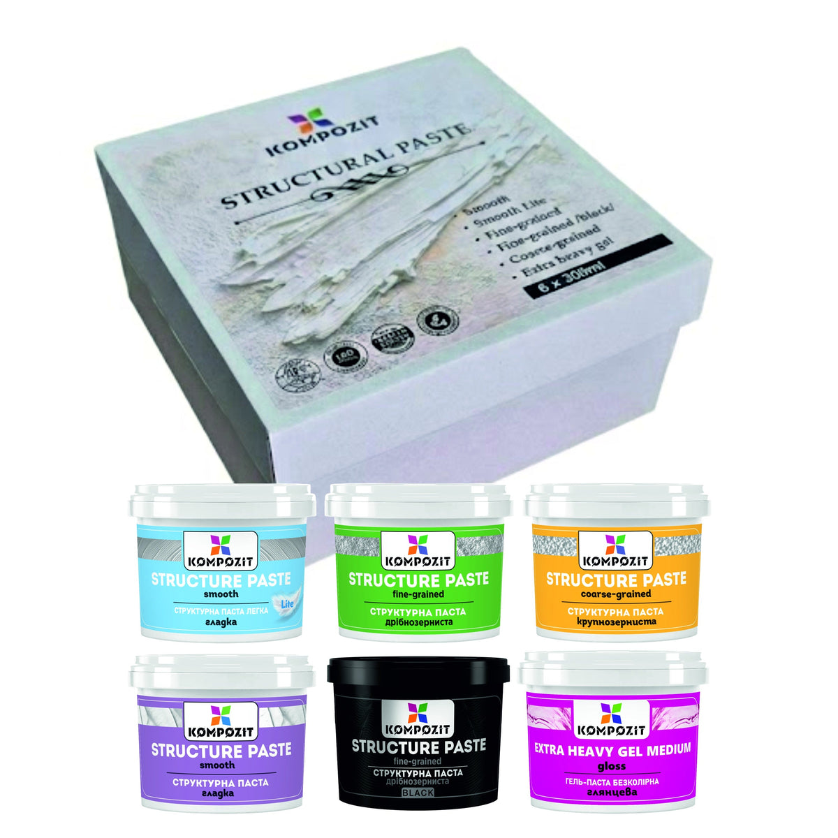 Structural Paste Set Kompozit 6 x 300 ml