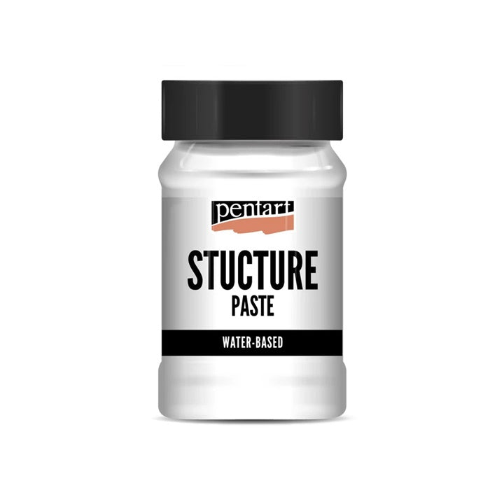 Pentart structuurpasta wit, fijnkorrelig