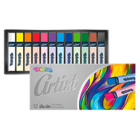 Colorino Artist vierkant pastelkrijt, set van 12