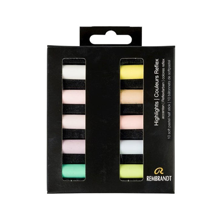 Rembrandt softpastels, set van 10 verkorte pastels – afbeelding 2