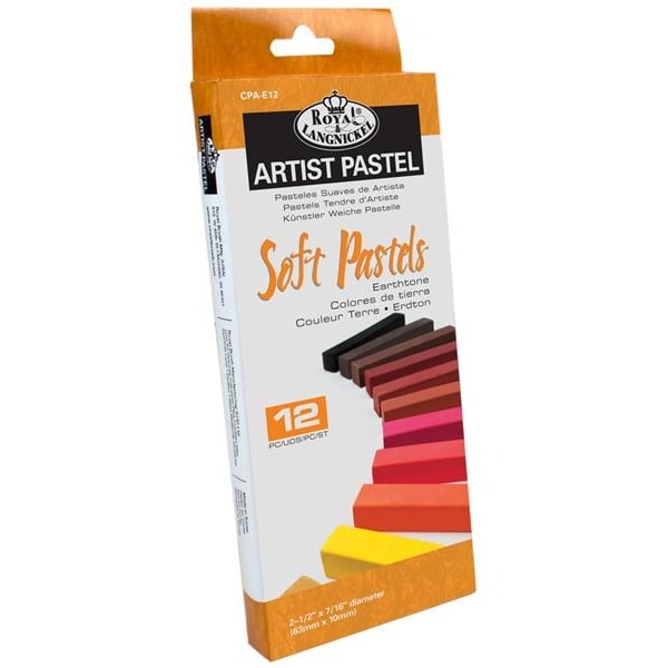 Royal & Langnickel pastelkrijt aardetinten, set van 12