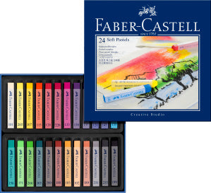Faber-Castell Gofa pastelkrijt, set van 24 kleuren