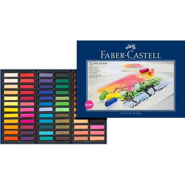 Faber-Castell Gofa pastelkrijt mini, set van 72 kleuren