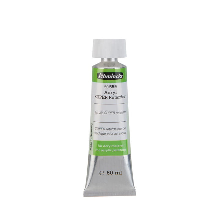Schmincke Super Retarder vertrager voor acrylverf, 60 en 300 ml – afbeelding 2