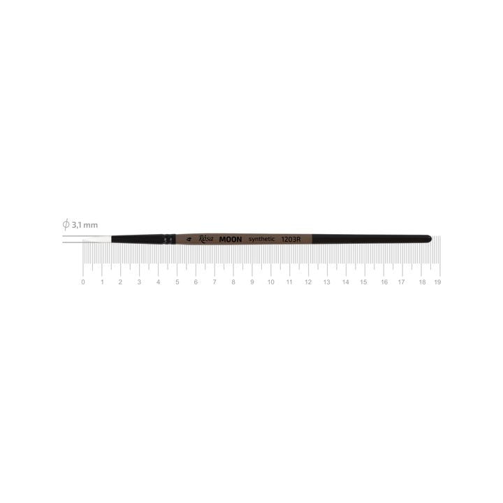 ROSA Moon 1203R rond penseel synthetisch – afbeelding 6