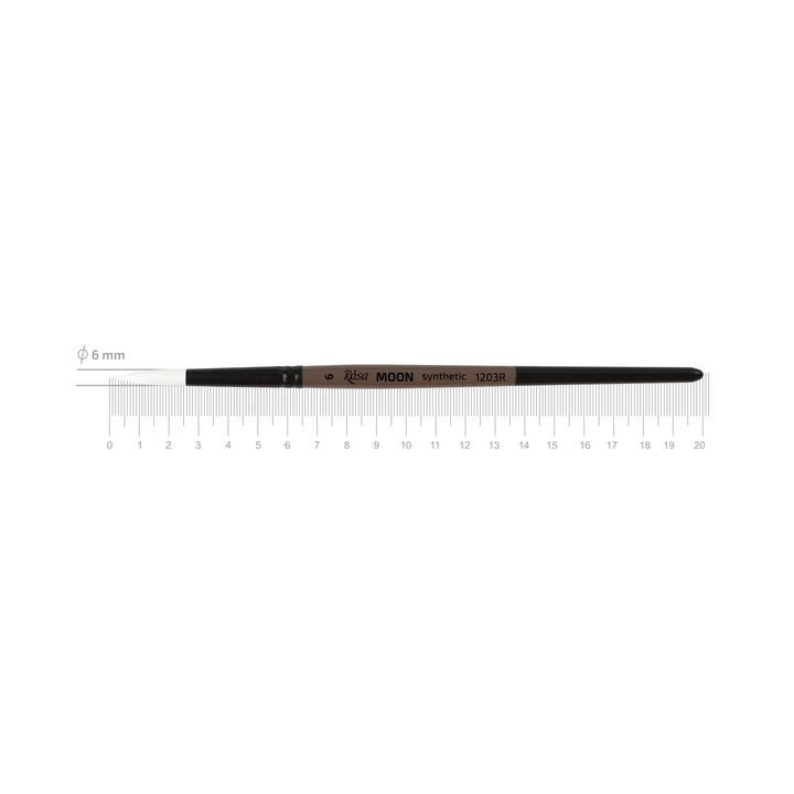 ROSA Moon 1203R rond penseel synthetisch – afbeelding 7