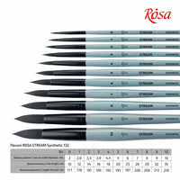 ROSA Stream 132 rond penseel synthetisch – afbeelding 5