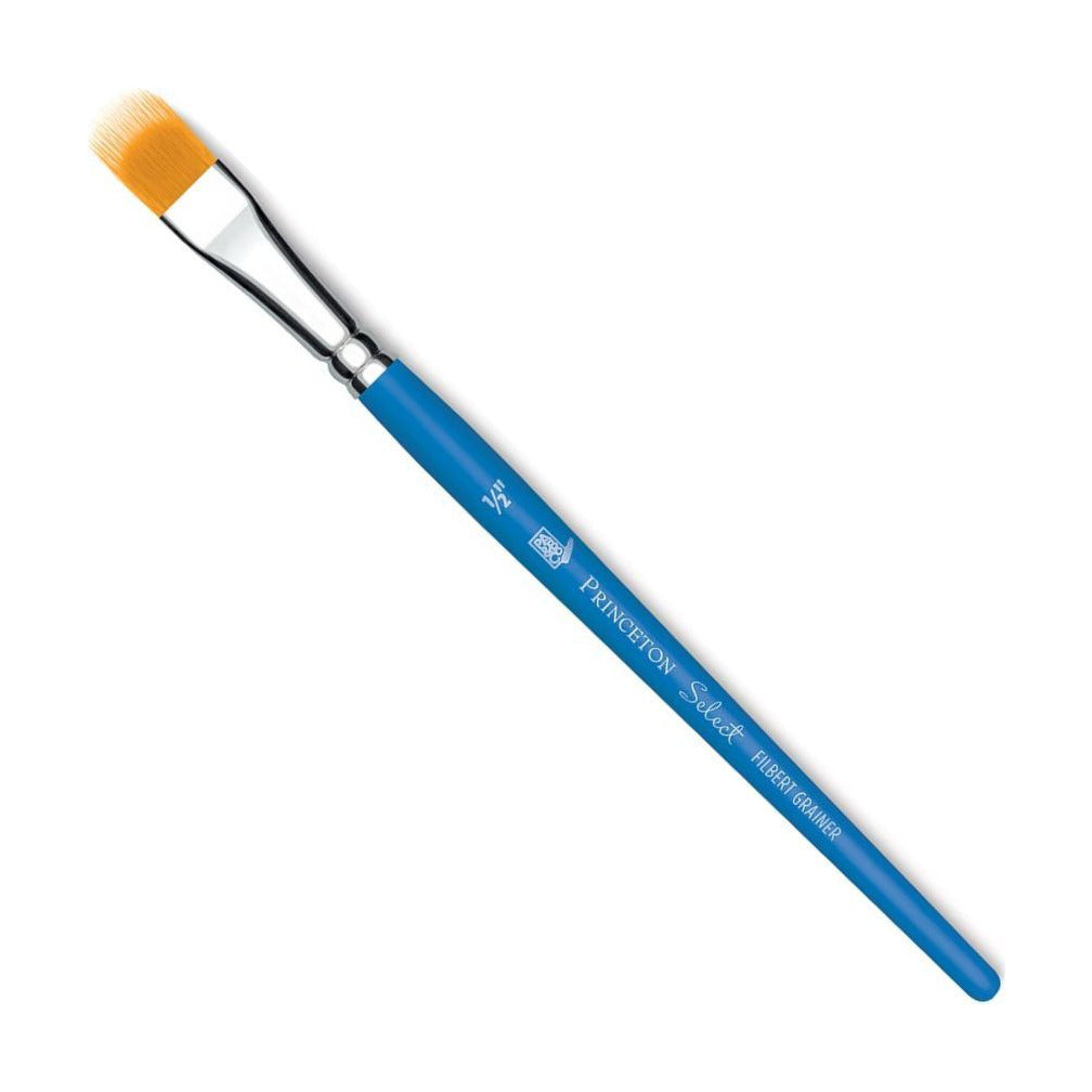 Synthetic brush PRINCETON Select Filbert Grainer - short handle