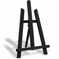 ARTMiE tafelezel 011M van beukenhout, 36 cm, 15 kleuren – Zwart