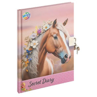 Moxy Horse geheim dagboek met slot en sleutel, A5 – 60 vel