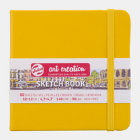 Talens Art Creation schetsblok goudgeel 12 × 12 cm, 80 vel