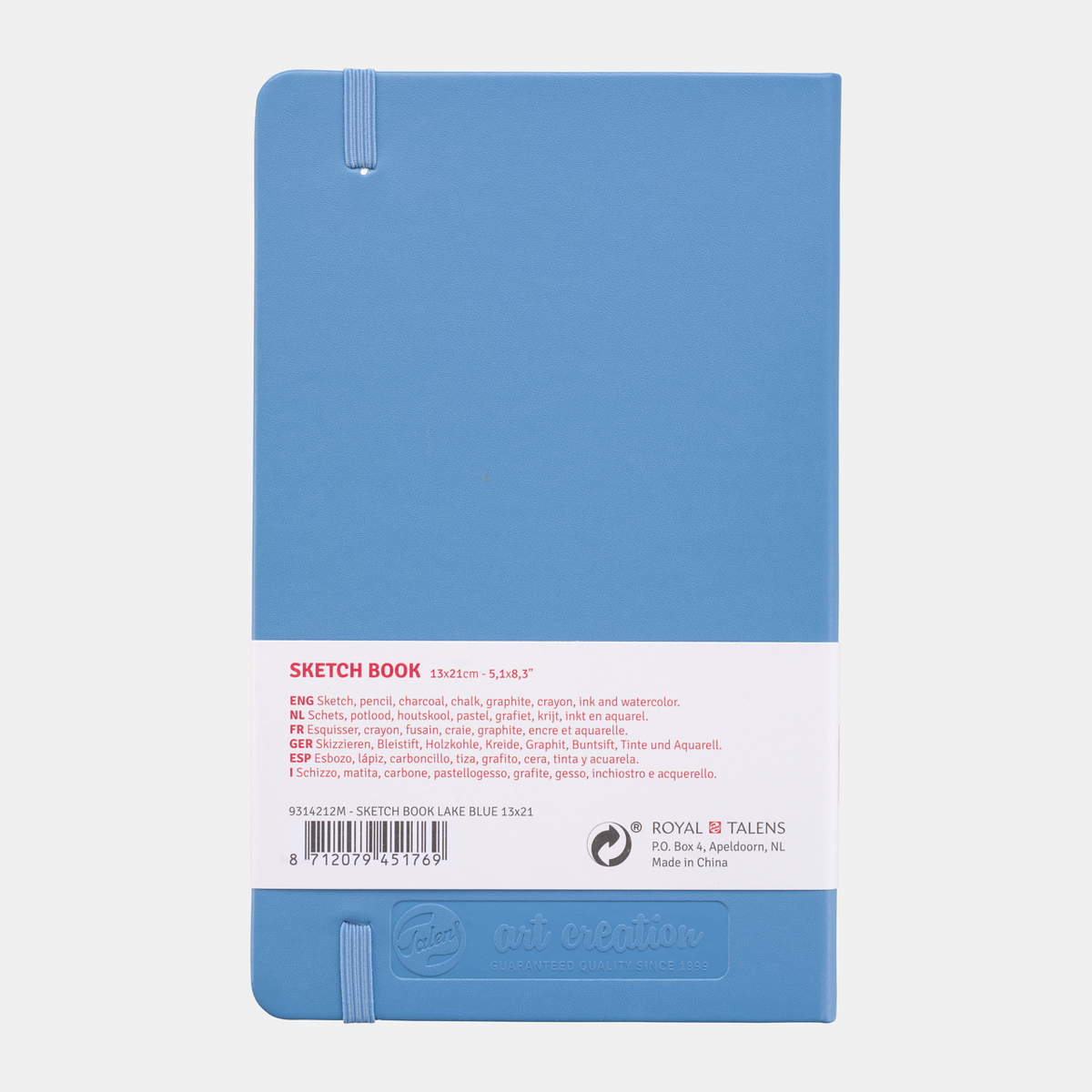 Talens Art Creation schetsblok Light Blue 13 × 21 cm, 80 vel