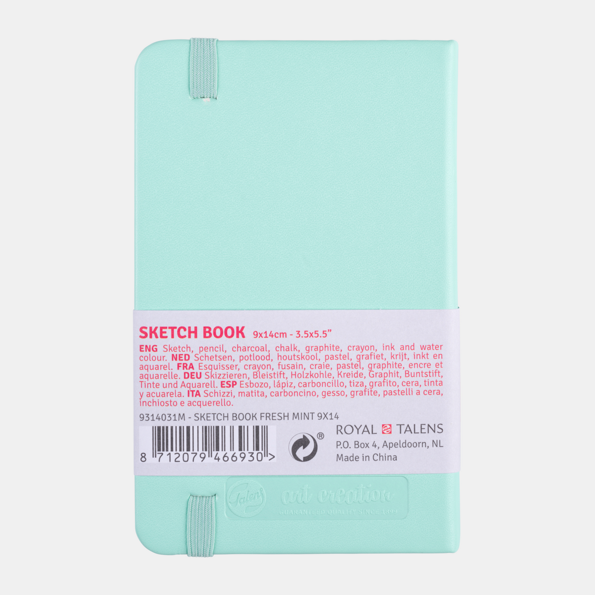Talens Art Creation schetsblok Mint 9 × 14 cm, 140 g/m², 80 vel