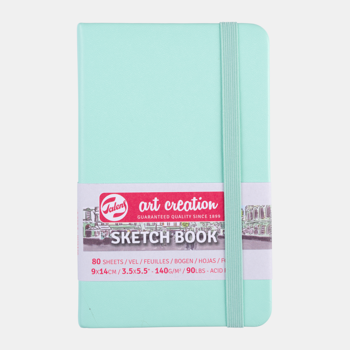 Talens Art Creation schetsblok Mint 9 × 14 cm, 140 g/m², 80 vel
