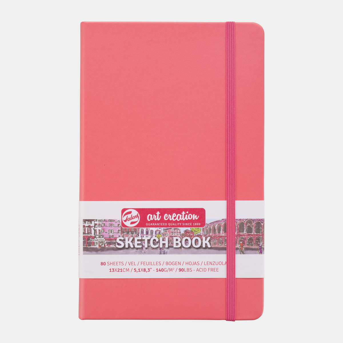 Talens Art Creation schetsboek Coral 13 × 21 cm, 140 g/m², 80 vel