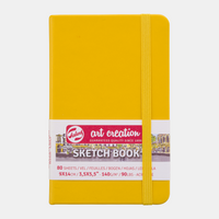 Talens Art Creation schetsboek Golden Yellow 9 × 14 cm, 80 vellen