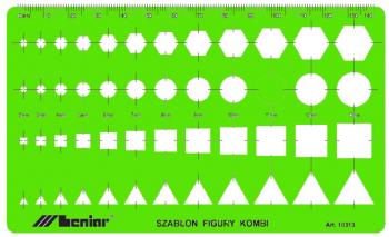 LENIAR tekensjabloon geometrische vormen