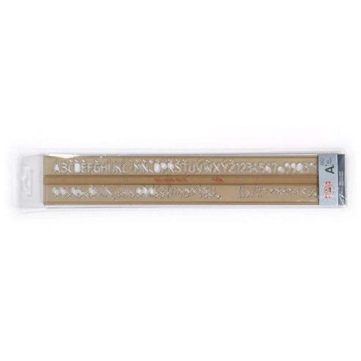 Koh-i-Noor lettersjabloon ISO, letterhoogte 10 mm
