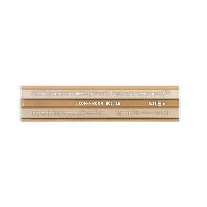 Koh-i-Noor lettersjabloon ISO, letterhoogte 2,5 mm