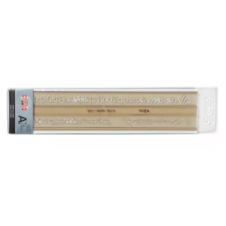 Koh-i-Noor lettersjabloon ISO, letterhoogte 5 mm
