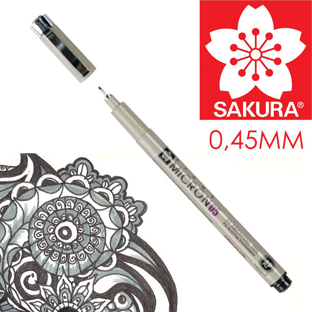 Sakura Pigma Micron fineliner Black 0,2–0,5 mm – afbeelding 7