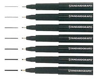 Standardgraph technische tekenpen, zwart, 0,1–0,8 mm – afbeelding 4
