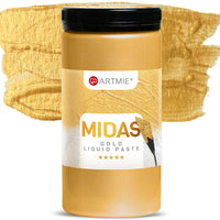 ARTMiE MIDAS vloeibare metallic pasta goud, 150–750 ml – afbeelding 3