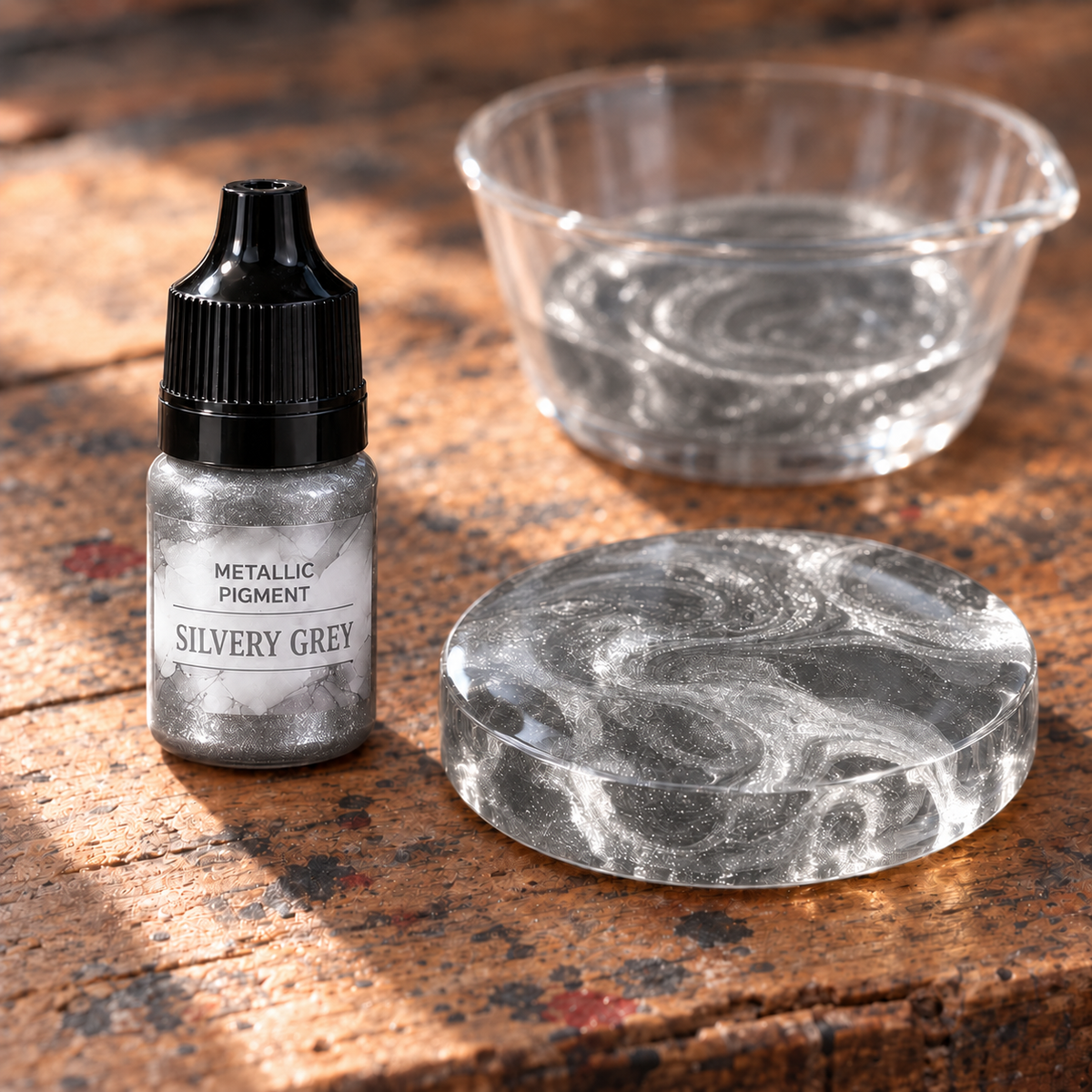 Vloeibaar metallic pigment voor giethars, 5 ml – afbeelding 5
