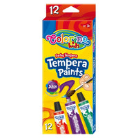 Colorino plakkaatverf, 12 tubes van 12 ml