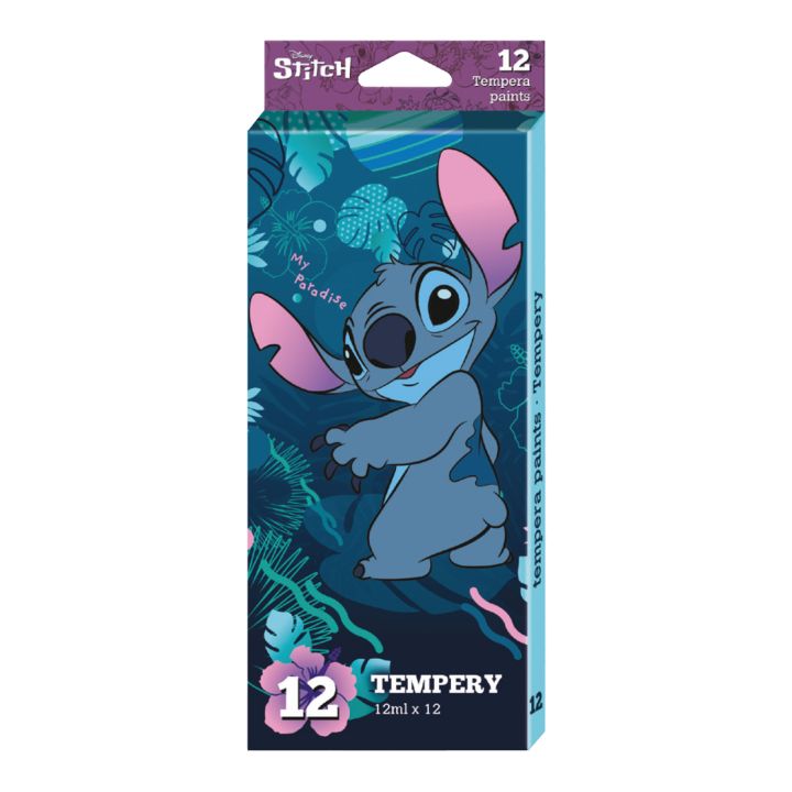 Colorino Disney Stitch plakkaatverfset 12 × 12 ml