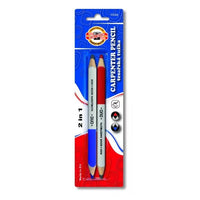 Koh-i-Noor timmermanspotlood DUO, 2 stuks