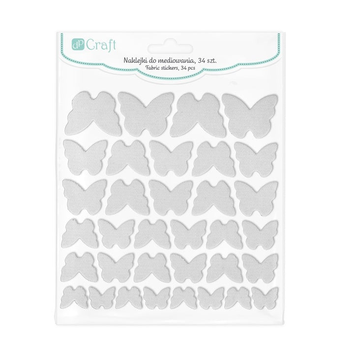Zelfklevende textielstickers nr. 2, 34 stuks