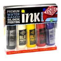 Essdee Premium drukinkt voor linosnede, 5 × 100 ml