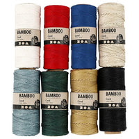 Creativ Company gedraaid bamboekoord 1 mm, 65 m