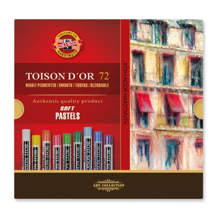 Koh-i-Noor Toison d’Or pastelkrijt, set van 72