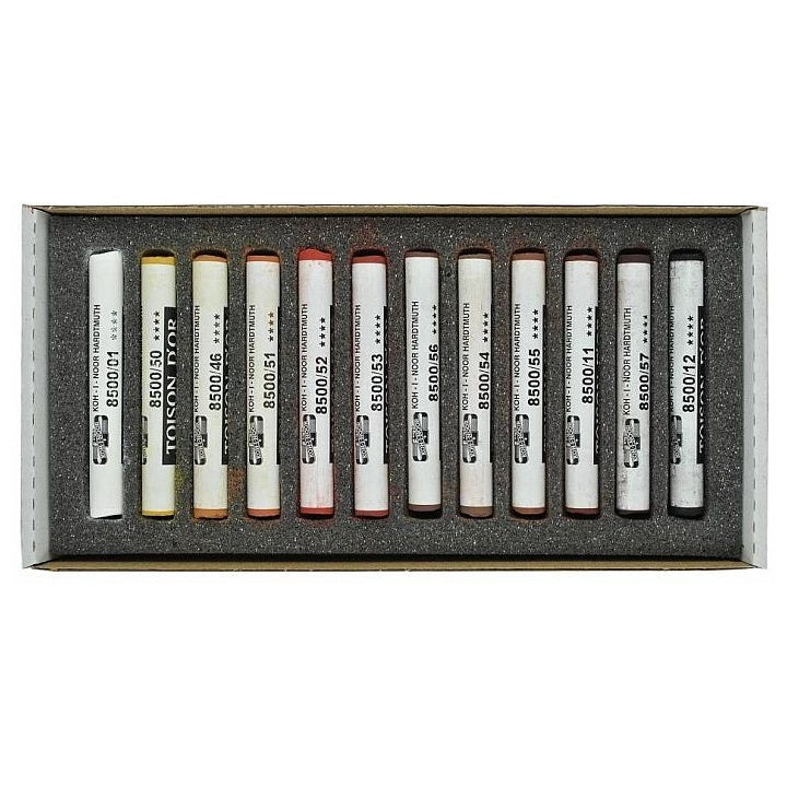 Koh-i-Noor Toison d’Or pastelkrijt, set van 12 – afbeelding 2