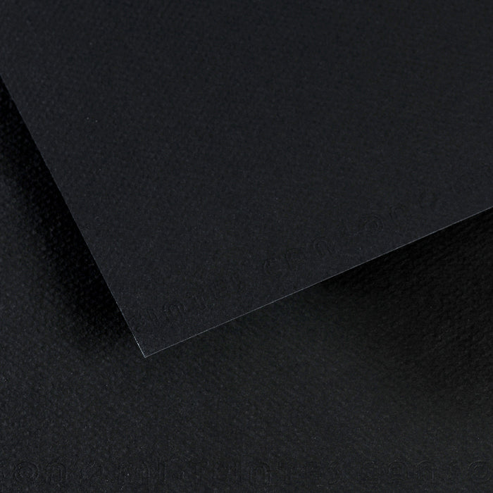 Toned paper CANSON Mi-Teintes 50 x 65 cm – 160 g/m² – Black 425