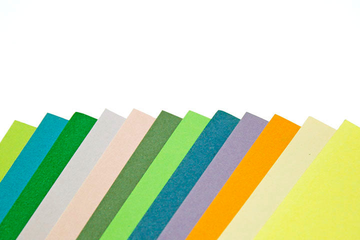 Gekleurd papier Folia A4, 130 g/m², 9 kleuren