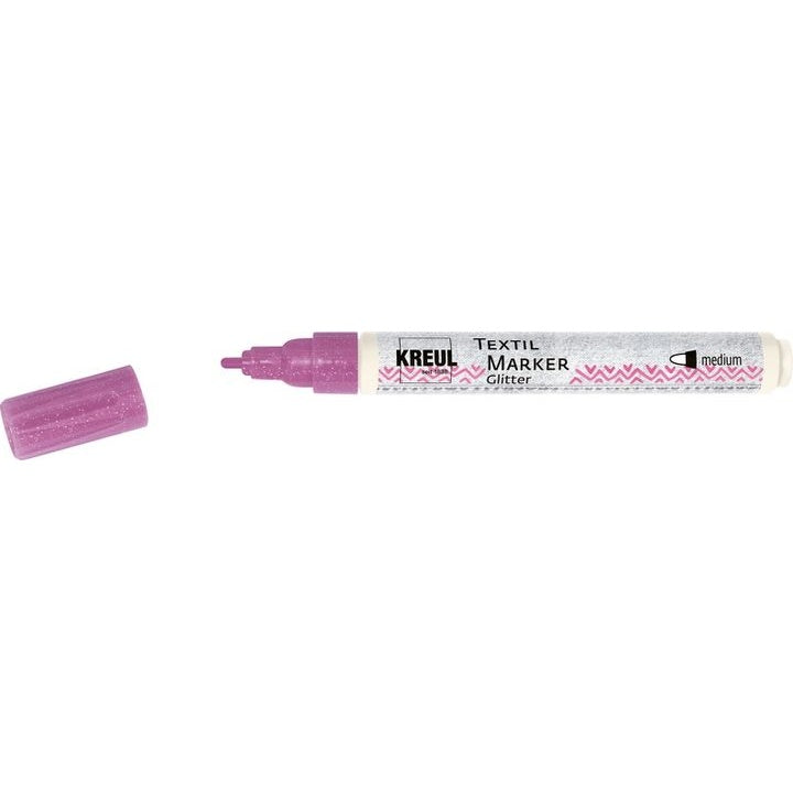 KREUL glitter-textielstift medium 2–4 mm – afbeelding 2