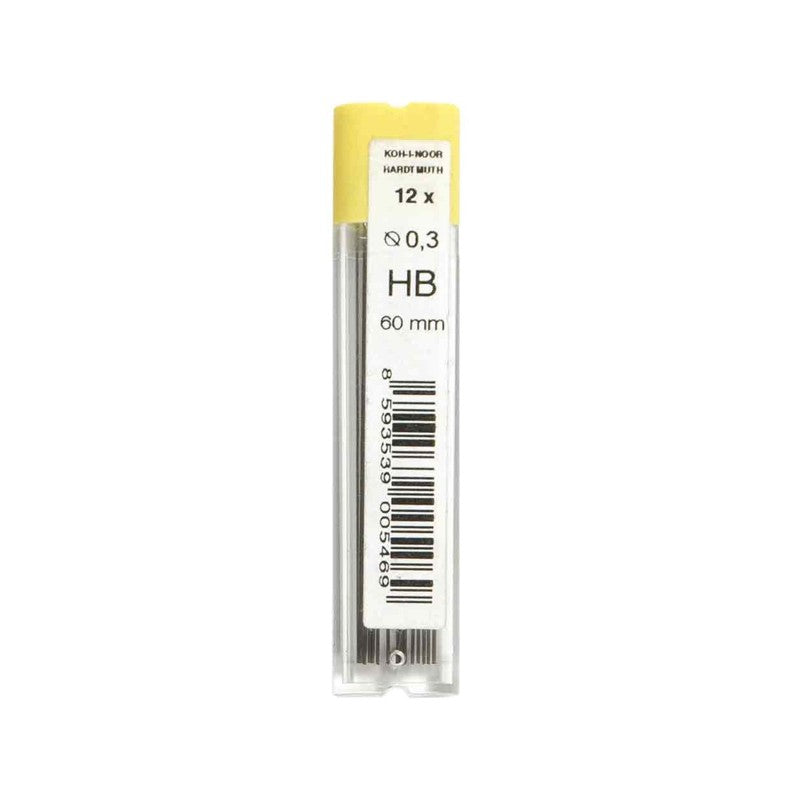 Koh-i-Noor vullingen 4132 HB 0,3 mm, 12 stuks