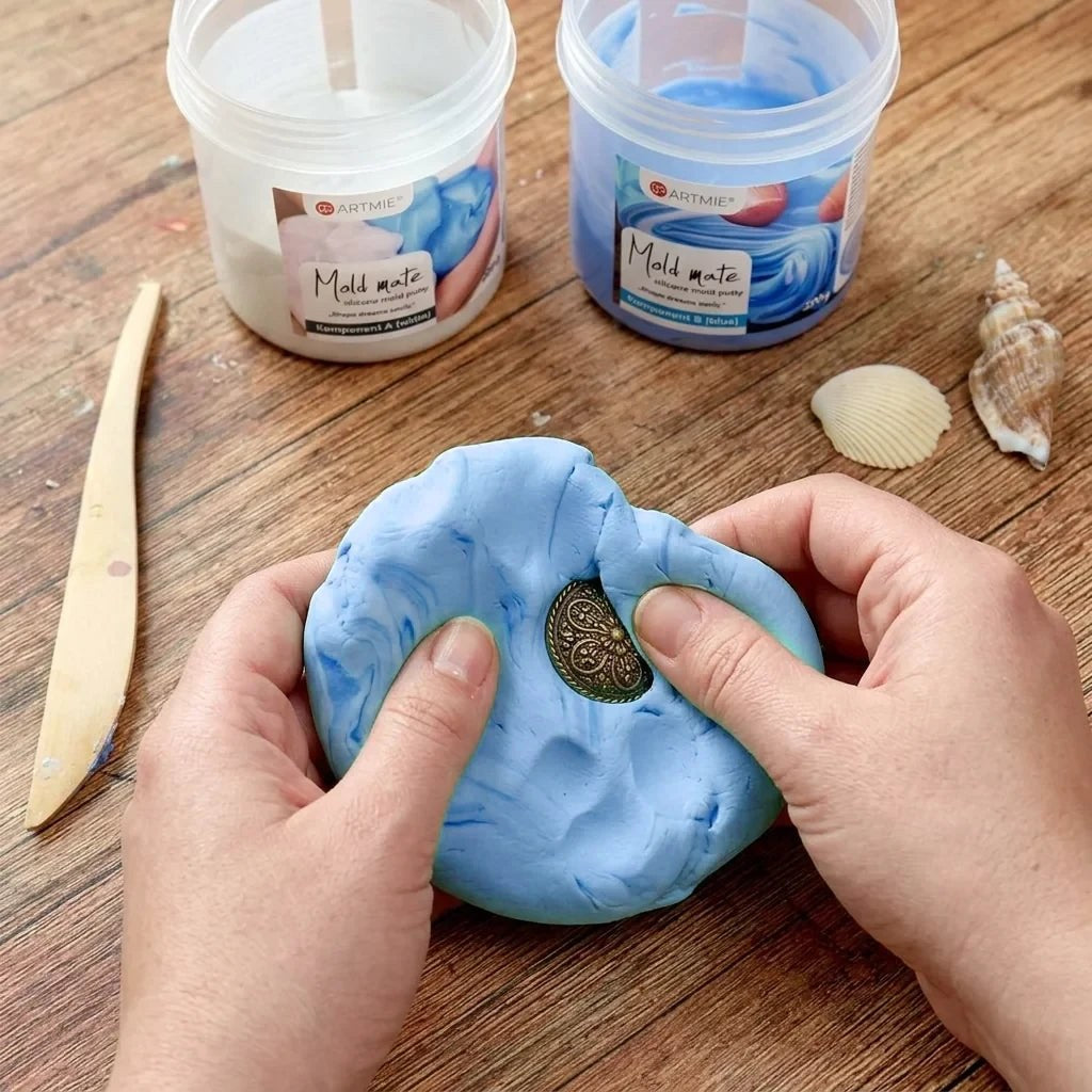 Siliconen vormmassa ARTMiE Mold Mate 1:1, 2 × 200 g – afbeelding 5